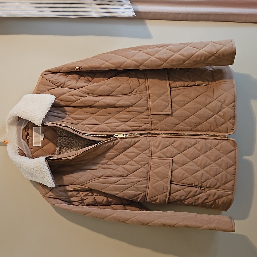Michael Kors gold winter jacket